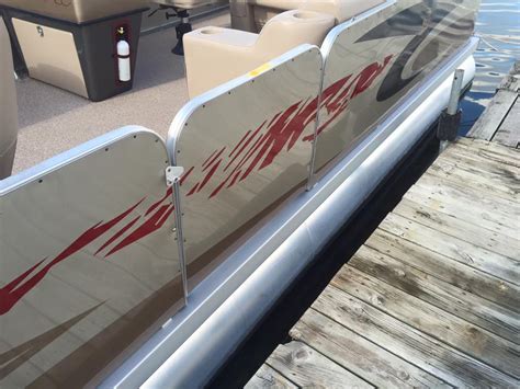 sheet metal for pontoon boats|pontoon boat fence panels.